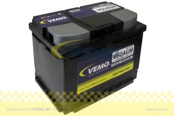 560901056 VEMO 12V 60Ah 560A B13 AGM Battery, Positive Terminal right, Maintenance free Cold-test Current, EN: 560A, Voltage: 12V Starter battery V99-17-0050 buy
