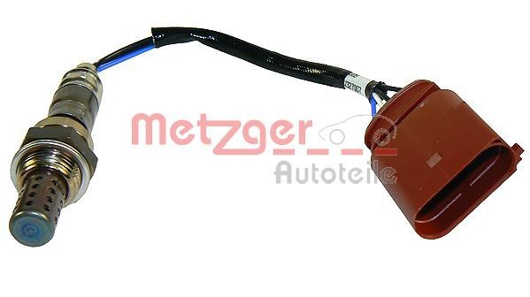 METZGER 0893091 Lambda sensor with rubber grommet, OE-part, M 18x1,5, Diagnostic Probe, 4