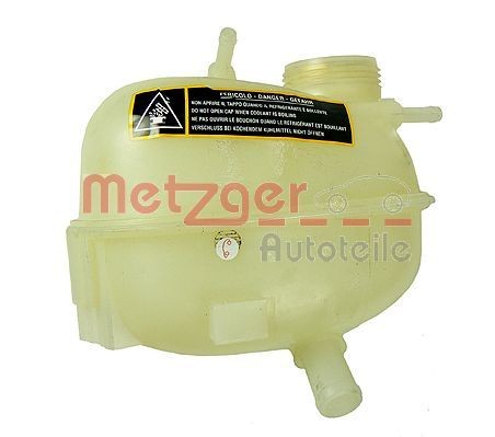 METZGER 2140058 Coolant expansion tank without coolant level sensor, without lid