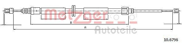 METZGER 106796 Parking brake Renault Scenic 3 1.6 16V 110 hp Petrol 2020 price