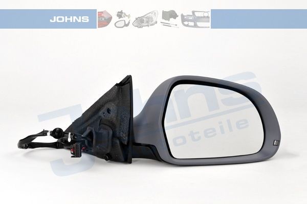 JOHNS 13 12 38-21 Wing mirror Right, for electric mirror adjustment, Convex, Heatable, primed