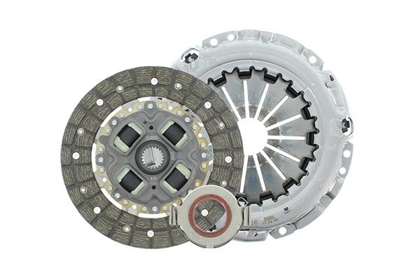 AISIN Clutch Kit (3P) three-piece, with clutch pressure plate, with clutch disc, with clutch release bearing, 212mm Ø: 212mm Clutch replacement kit KT-100A buy