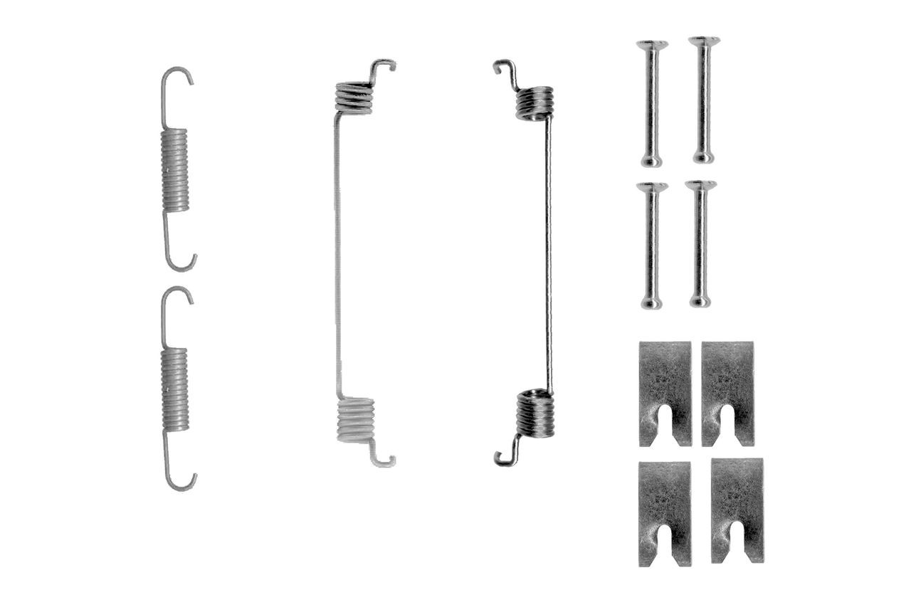 Original BOSCH AS267 Accessory kit, brake shoes 1 987 475 318 for FIAT FREEMONT