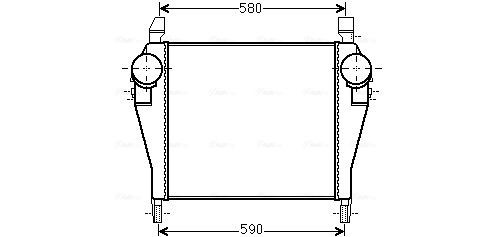 IV4101 AVA COOLING SYSTEMS Ladeluftkühler für FUSO (MITSUBISHI) online bestellen