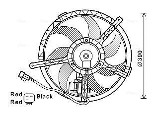 351042731 AVA COOLING SYSTEMS BW7534 Fan, radiator 17 42 2 752 632