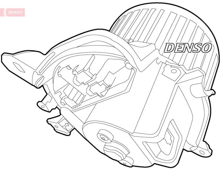 Ventilator-posamezni deli DENSO s uporom - DEA01012