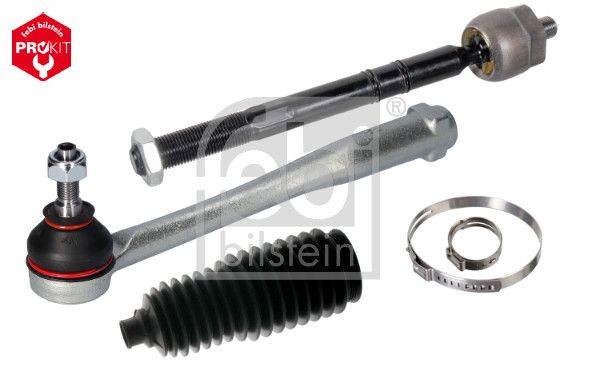 39033 FEBI BILSTEIN Tie rod end CITROËN Front Axle Left, with clamps, with steering bellow
