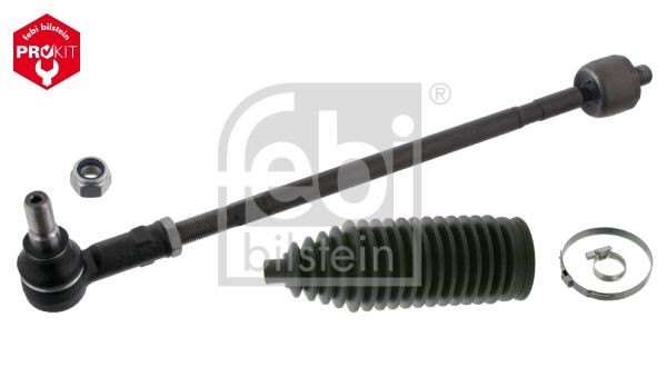 FEBI BILSTEIN 38013 Rod Assembly Front Axle, with clamps, with nut, with steering bellow