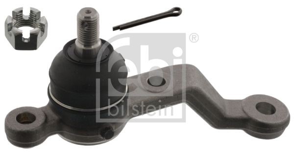 FEBI BILSTEIN 43026 Ball Joint Front Axle Left, Lower, with crown nut, for control arm