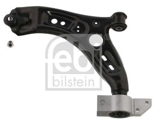 FEBI BILSTEIN 38181 Suspension arm with lock nuts, with holder, with bearing(s), with ball joint, Front Axle Left, Lower, Control Arm, Sheet Steel