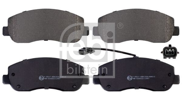 Nissan 350 Z Disk brake pads 7106805 FEBI BILSTEIN 16845 online buy