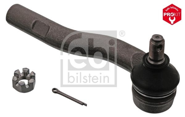 FEBI BILSTEIN 43156 Track rod end Front Axle Right, with crown nut