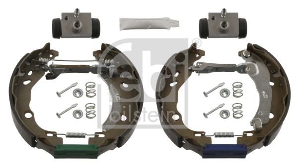FEBI BILSTEIN 37239 Brake Set, drum brakes Rear Axle, with wheel brake cylinder, with accessories, with attachment material
