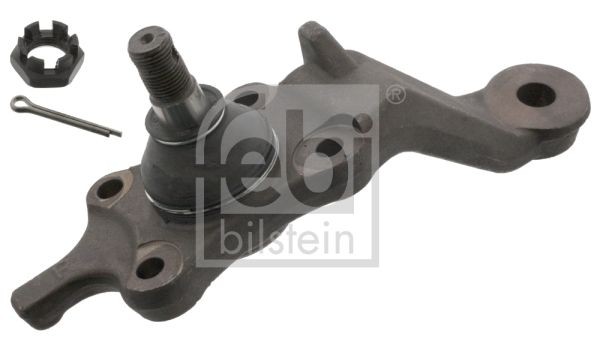 43096 FEBI BILSTEIN Suspension ball joint TOYOTA Front Axle Right, Lower, with crown nut, 17,3mm, for control arm