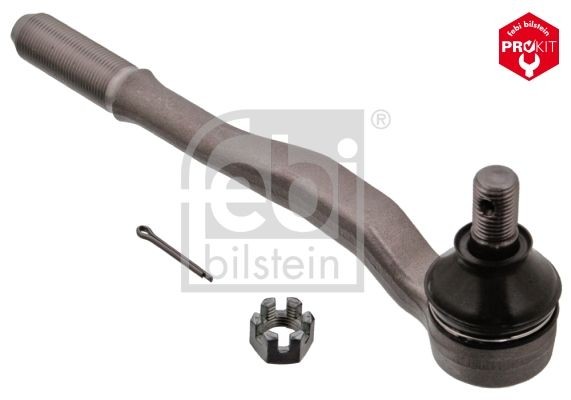 FEBI BILSTEIN 43266 Track rod end Front Axle Right, with crown nut