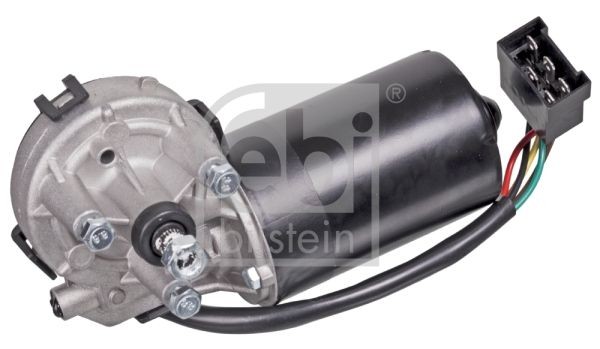 36870 FEBI BILSTEIN Windscreen washer motor VW 12V, Front, for right-hand drive vehicles, with cable