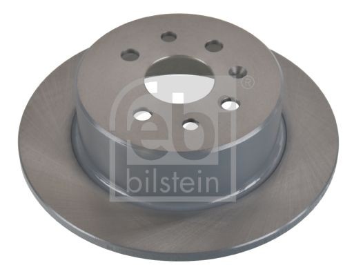 FEBI BILSTEIN 02553 Brake disc Rear Axle, 270x10mm, 4x100, solid, Coated
