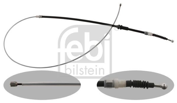 Original FEBI BILSTEIN Emergency brake cable 37218 for VW EOS
