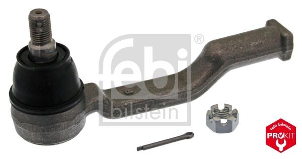 FEBI BILSTEIN 42478 Track rod end Cone Size 17 mm, Front Axle Left, inner, Front Axle Right, with crown nut