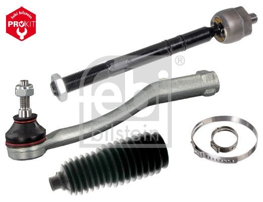 39034 FEBI BILSTEIN Tie rod end CITROËN Front Axle Right, with clamps, with steering bellow