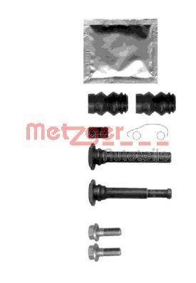 Guide Sleeve Kit, brake caliper METZGER 113-1355X - Volkswagen EOS Repair kit spare parts order