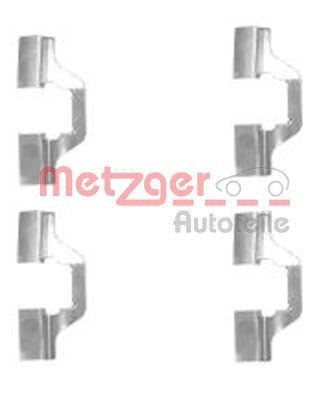 Z 1749 METZGER 1091749 Brake pad fitting kit Renault Clio 3 Grandtour 1.2 16V 78 hp Petrol 2007 price