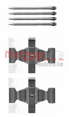METZGER 109-1636 Accessory Kit, disc brake pads