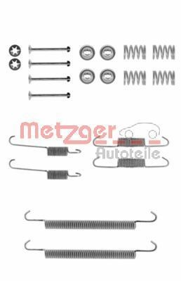 Original METZGER CR 707 Accessory kit, brake shoes 105-0707 for BMW X3