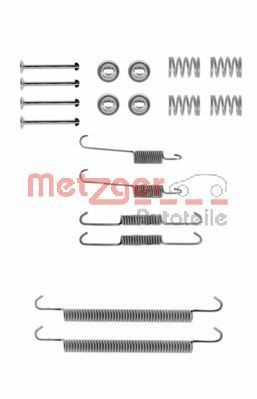 METZGER 105-0757 Accessory kit, brake shoes RENAULT SCÉNIC 2002 in original quality