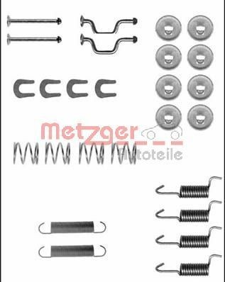 CR 810 METZGER Accessory kit, parking brake shoes 105-0810 buy