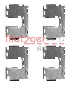METZGER 109-1760 Accessory Kit, disc brake pads