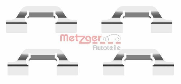 Great value for money - METZGER Accessory Kit, disc brake pads 109-1685