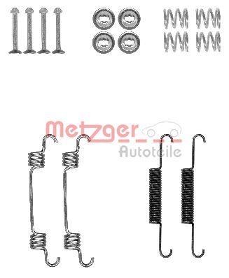 CR 887 METZGER Accessory kit, parking brake shoes 105-0887 buy