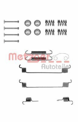Fiat PUNTO Accessory kit brake shoes 7110032 METZGER 105-0672 online buy