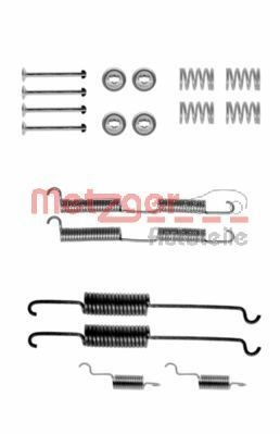 Accessory Kit, brake shoes METZGER 105-0727 - Mercedes 100 Repair kits spare parts order