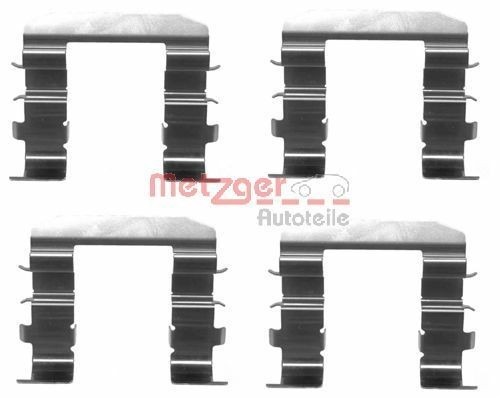 METZGER 109-1708 Accessory Kit, disc brake pads