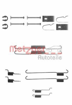 Daihatsu APPLAUSE Repair kits parts - Accessory Kit, brake shoes METZGER 105-0815