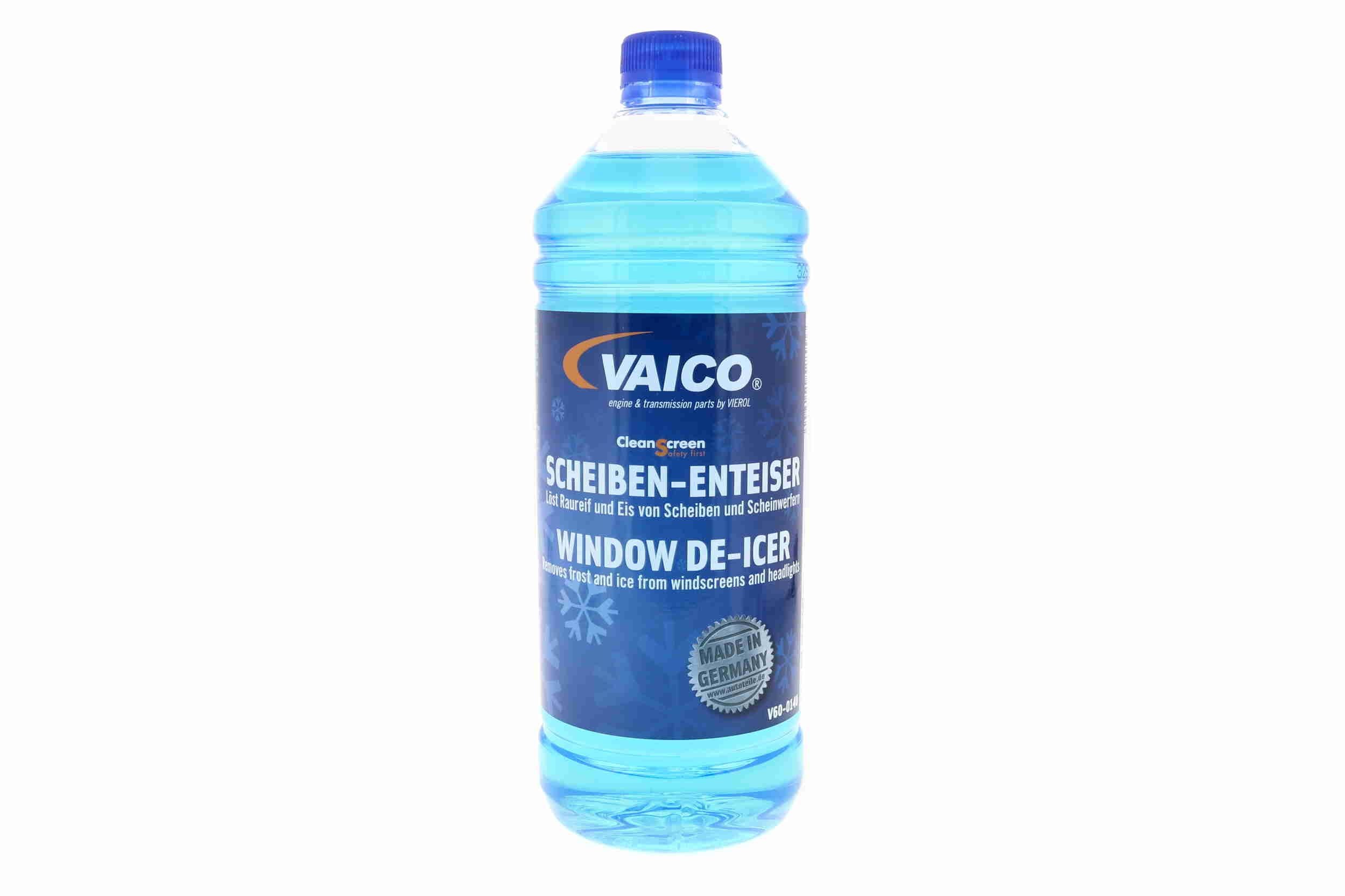 VAICO V600140 Window cleaner Bottle, Temperature range to: -30°C, Capacity: 1l, blue, Q+, original equipment manufacturer quality MADE IN GERMANY, Capacity: 1000ml