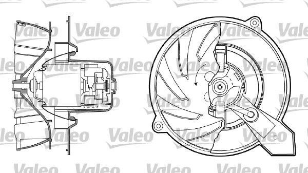 GV434 VALEO Blower motor 698434 buy