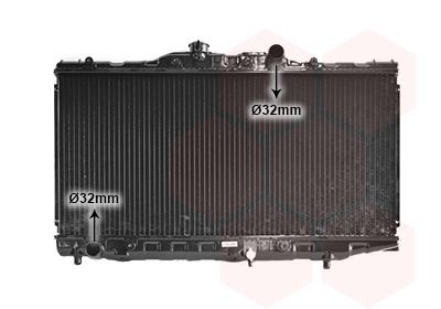 Toyota CELICA Engine radiator VAN WEZEL 53002061 cheap