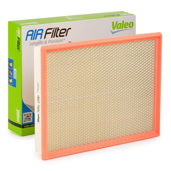 585096 VALEO Air filters FIAT 50mm, 252mm, 326mm, Filter Insert