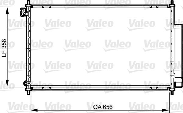 VALEO 814159 Air conditioning condenser 80101-SEF-E11