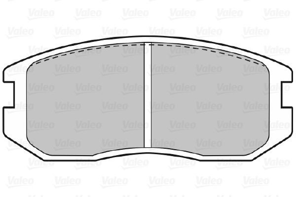 VALEO Brake pad kit 598626