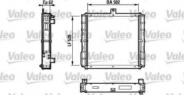 VALEO 816652 Kühler, Motorkühlung für IVECO Zeta LKW in Original Qualität