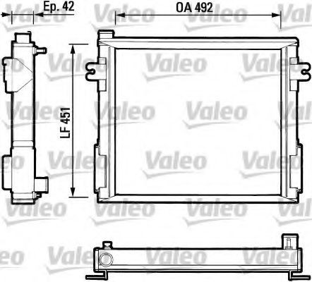 VALEO 811379 Kühler, Motorkühlung für IVECO Zeta LKW in Original Qualität