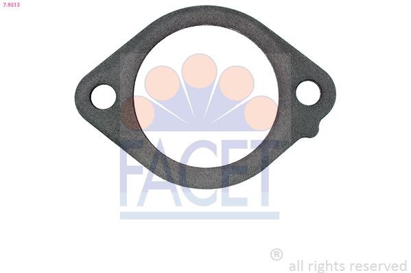 7.9513 FACET Thermostat housing gasket KIA Made in Italy - OE Equivalent