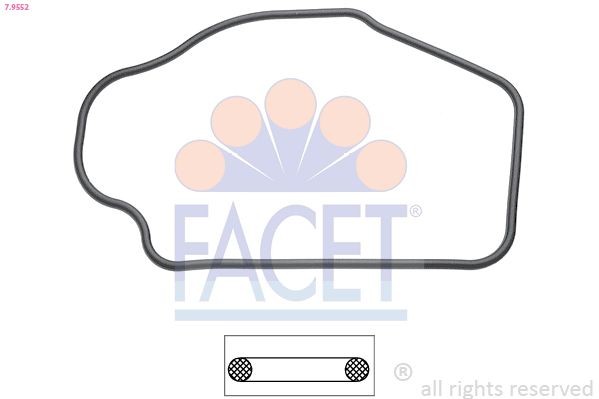 FACET Gasket, thermostat 7.9552 Opel ZAFIRA 2010