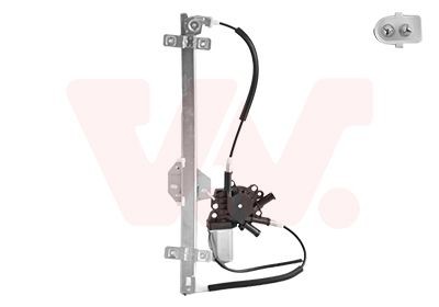 VAN WEZEL 5812262 Window regulator Right Front, Operating Mode: Electric, with electric motor