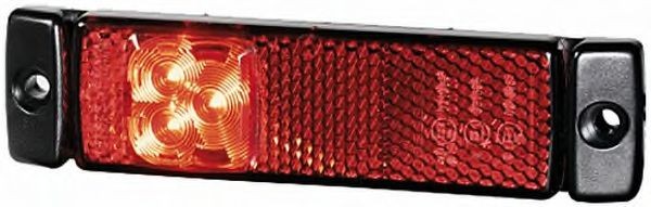HELLA 2TM 008 645-077 Taillight 24VLeft, Right, LED, red