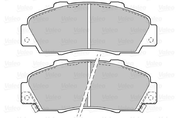 VALEO Brake pad kit 598627